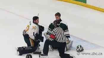 'Classy' move from opposing goalie warms hearts on ice in St. Stephen
