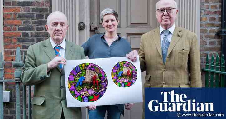 Gilbert & George put art on plates to help feed the homeless