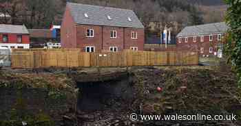 New houses are being built precariously close to an eroding river bank