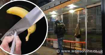 People are taping clothes and food to walls around Swansea in random acts of kindness