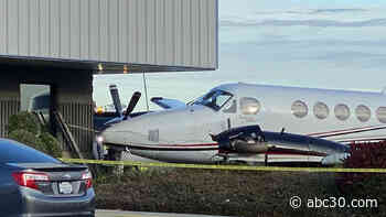 17-year-old girl arrested after crashing plane into fence at Fresno Yosemite International Airport