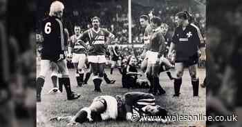 The true story behind the most brutal and evocative Welsh rugby derby picture of them all