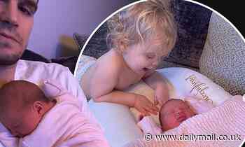 Gaz Beadle reveals daughter's name is Primrose Ivy while sharing 'special' snaps of newborn and son
