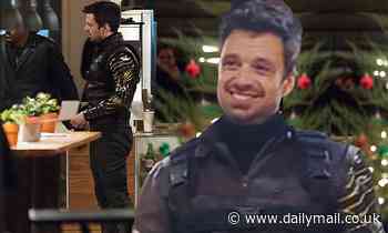 Sebastian Stan shows off new Winter Soldier costume in behind the scenes snaps of his Disney+ series