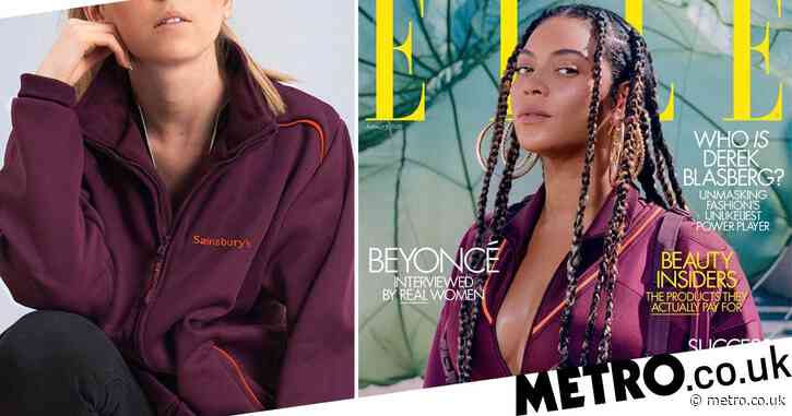 Fans compare Beyonce’s Ivy Park outfit to a Sainsbury’s uniform as she poses in supermarket aisle