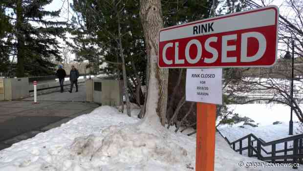 Pair of outdoor rinks closed for the season in Calgary
