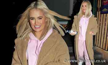 Love Island's Molly-Mae Hague looks in good spirits as she leaves studios