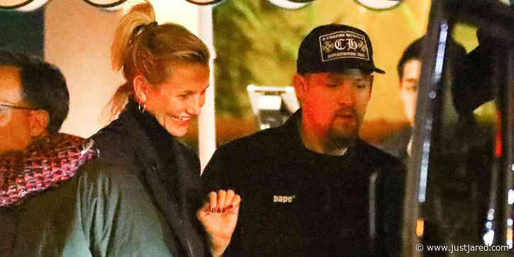 Cameron Diaz Looks So Happy While Out With Husband Benji Madden For Dinner