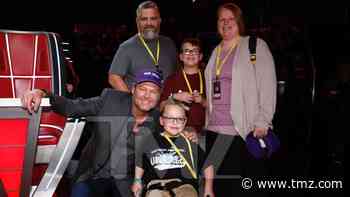 Blake Shelton Meets 7-Year-Old Wish Kid At 'The Voice' Semifinals