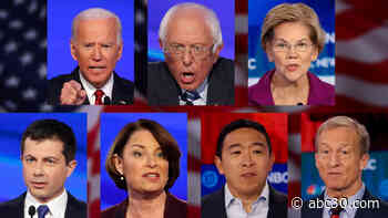 7 Democrats take debate stage day after impeachment vote