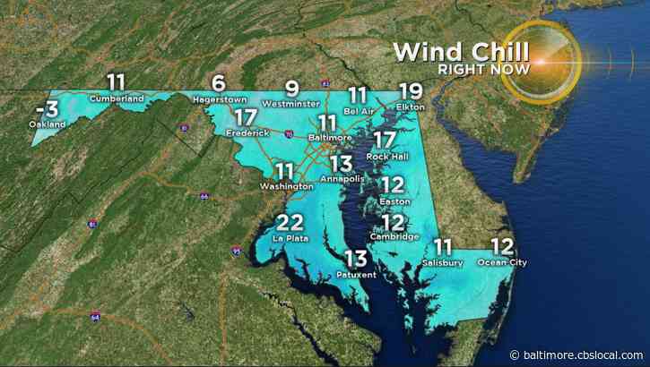 Maryland Weather: Single-Digit Wind Chills Before Cold Temps Settle In Thursday