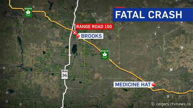 Brooks man charged in connection with deadly Trans-Canada Highway crash