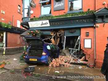 Four men arrested after ploughing car into Dante's restaurant during police chase