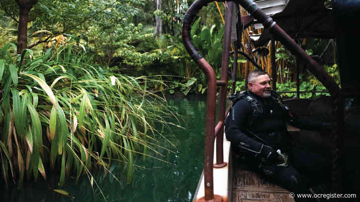 Disneyland diver finds lost wedding rings, tossed turkey legs and mysterious sunken head under the sea