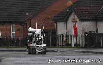 Explosive device found inside parked car in Dunmurry