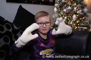 Goalkeeping dreams for Kai are saved thanks to a glove firm's helping hand