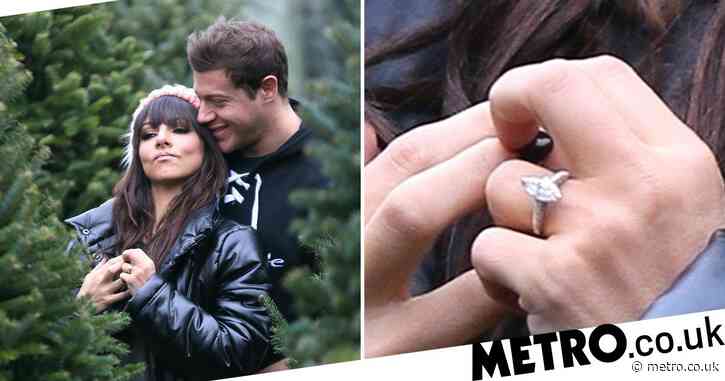 Roxanne Pallett shows off ring after shock engagement as she shrugs off punch-gate drama