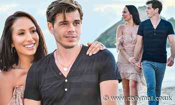 Cheryl Burke and Matthew Lawrence enjoy a romantic holiday on the beach at Sandals Grande St. Lucian