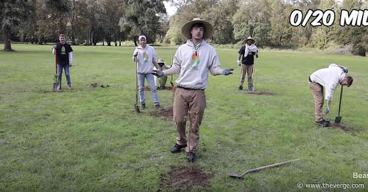 YouTubers, Silicon Valley, and fans help MrBeast raise $20 million for tree charity