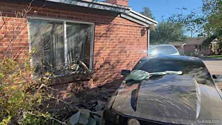Local neighborhood wants drivers to be more safe after car runs into side of house