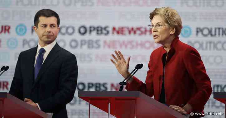 Buttigieg-Warren campaign trail feud spills into Democratic debate