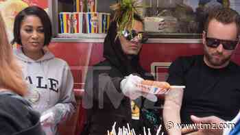 Lil Pump Feeds Homeless on Skid Row With Help From Celeb Car Company