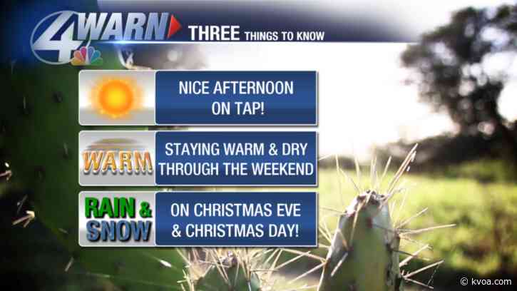 Rain and Snow on Christmas Eve!