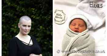 Northumberland mum who was diagnosed with cancer while pregnant gives birth to healthy baby boy