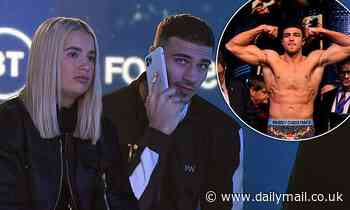 Love Island's Tommy Fury looks bored sat with Molly Mae Hague ahead of boxing comeback