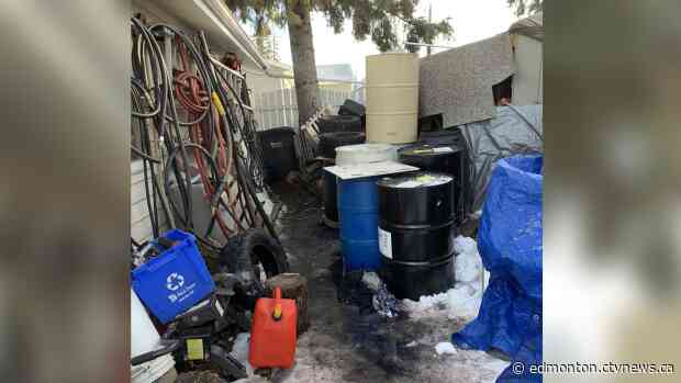 Stolen diesel, property and illegal drugs found at Red Deer home, charges laid