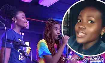 Lupita Nyong'o performs with young musicians during surprise visit to Bronx youth center