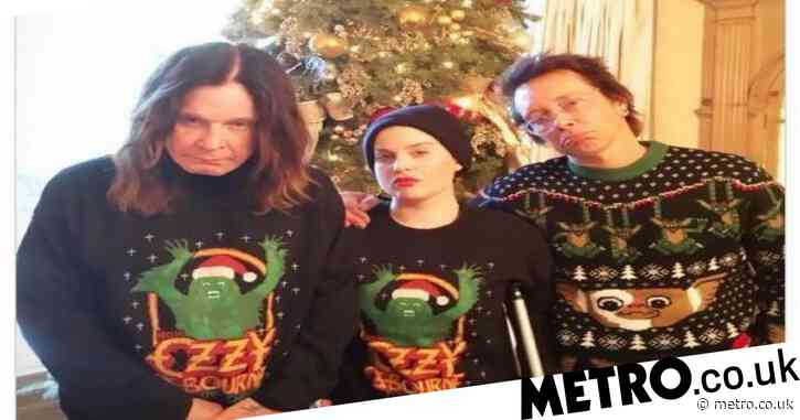 Ozzy Osbourne shares glum festive snap before spending Christmas away from wife Sharon