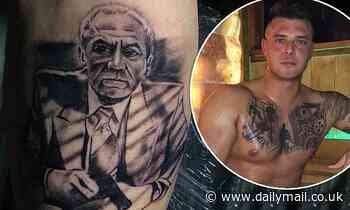The Apprentice's Lewis Ellis gets a tattoo of Lord Sugar's FACE