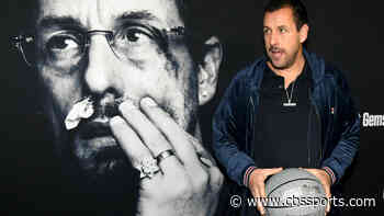 Adam Sandler shows off basketball skills at pickup game, proves that he can get buckets