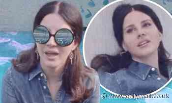 Lana Del Rey channels classic Americana as she lounges poolside in video for Norman F***ing Rockwell