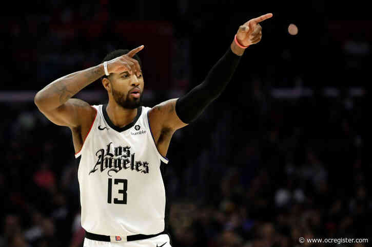 Clippers’ Paul George showing off his shooting range