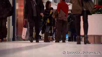 Holiday shoppers flock to Yorkdale mall on the busiest shopping day of the year