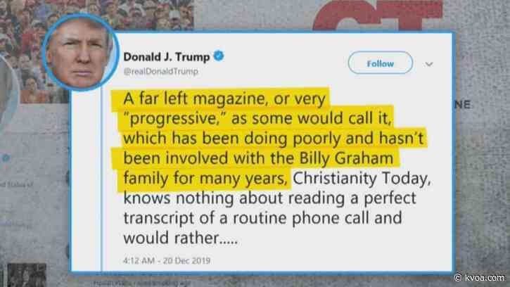 Trump attacks ‘Christian Today’ after editorial calls for removal from office