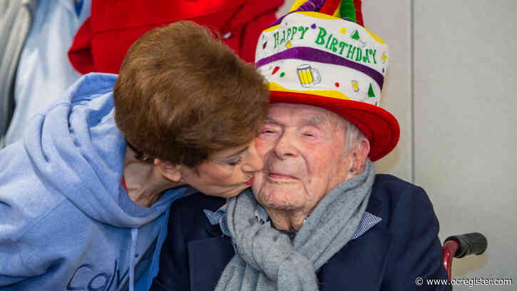 Laguna Woods supercentenarian, believed to be oldest man in the U.S., is celebrated on his 111th birthday