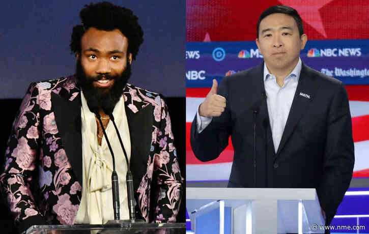 Donald Glover joins Democrat Andrew Yang’s presidential campaign team