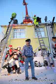 Northern Ireland pensioner Frankie Gervin's hand-made winter wonderland