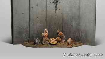 Banksy unveils ‘Scar of Bethlehem’ nativity mural