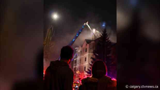 Southwest Calgary condo fire leaves dozens homeless for Christmas