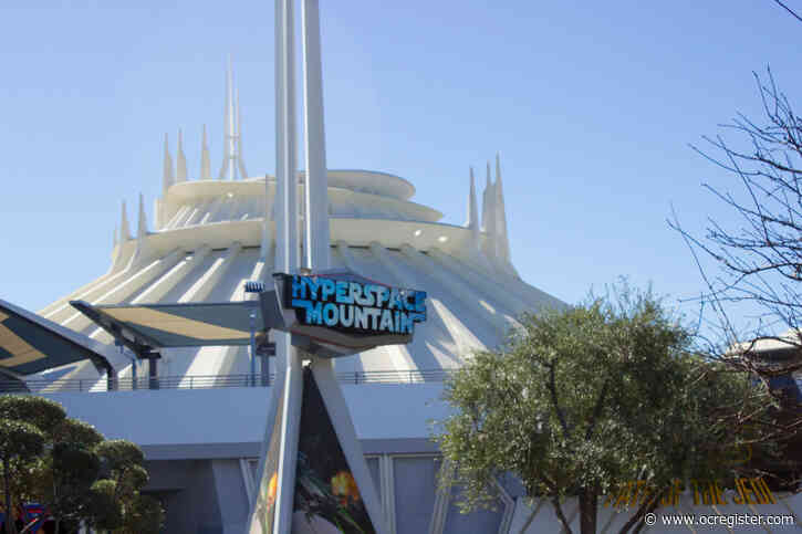 Classic Space Mountain coaster to return soon after Disneyland removes Star Wars overlay