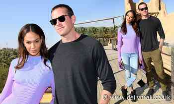 Joan Smalls looks fantastic as she joins Armie Hammer for lunch at MDL Beast Festival