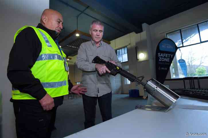 New Zealanders hand in 50,000 guns after assault weapon ban