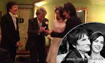 Ronnie Wood shares throwback snap of his wedding to Sally Humphreys