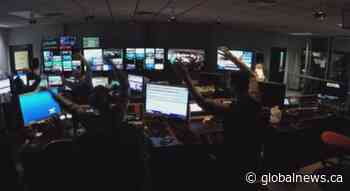 Global Edmonton Morning Production Crew shows off dance moves