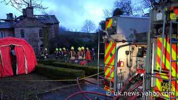 Fire damages 18th century Cornish manor house