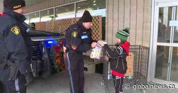 Lennox and Addington County OPP hold 1st Cram the Cruiser event collecting food for charity